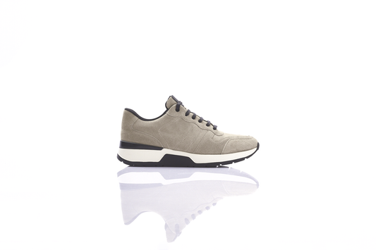 Kum Beji Süet Deri Erkek Sneakers